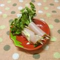 赤い電話's cooksnap of when they made 超簡単!お弁当にも!かいわれハム巻き.