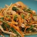 PopR's cooksnap of when they made ◆にんじんと蒸鶏のサラダ◆中華風.