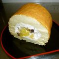 りきママスィーツ's cooksnap of when they made 抹茶のロールケーキ和風きなこクリーム♪.
