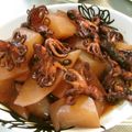 ゆりYO船長's cooksnap of when they made イイダコと大根の生姜煮.