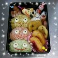 向日葵◎'s cooksnap of when they made キャラ弁★スライムタワー弁当☆.