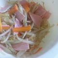 芽夢o's cooksnap of when they made 我が家のもやしサラダ.
