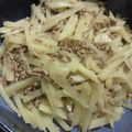 ROSE＊マリン's cooksnap of when they made オリーブオイルでジャガイモの挽肉炒め☆.