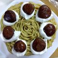 茶茶みかん's cooksnap of when they made 生栗から圧力鍋で モンブランタルト.