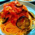 sperry's cooksnap of when they made とろーりナスとベーコンのトマトパスタ♥.