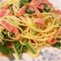 momoco's cooksnap of when they made 三つ葉たっぷりパスタ☆柚こしょう風味.