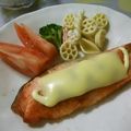 ponkey's cooksnap of when they made 鮭のチーズ焼き.