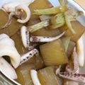 私日和's cooksnap of when they made 料亭の味！　超簡単！イカと大根の甘辛煮.