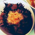 smilemiyo's cooksnap of when they made 簡単に！ひじきとこんにゃくのおかか和え.