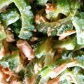 ぬまあや's cooksnap of when they made ゴーヤとツナのおかかマヨサラダ。.