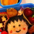 りぃあぁ☆ママ's cooksnap of when they made キャラ弁　ちびまる子ちゃん.