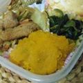 08261010's cooksnap of when they made お弁当に茶きん絞り③黒蜜かぼちゃ.