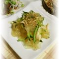 ＴＯＭＯＷＡＴ's cooksnap of when they made くずきりの辛子和え.
