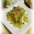 ＴＯＭＯＷＡＴ's cooksnap of when they made くずきりの辛子和え.