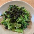 kazuうさぎ's cooksnap of when they made シャキっと風味良い【小松菜のわさびナムル.