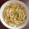 ママメイン！時々子供's cooksnap of when they made ＊たっぷり白菜と油揚げの煮込みうどん＊.