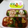 向日葵の葉っぱ's cooksnap of when they made ☆アンパンマンのおにぎり☆.
