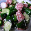 Blue1965's cooksnap of when they made 塩麹でタコときゅうりの和え物.