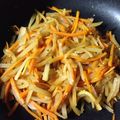 kibao's cooksnap of when they made ☆ピリ辛☆大根とにんじんのきんぴら.