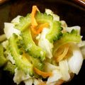 小さいコーヒーの木's cooksnap of when they made 切り干し大根とゴーヤのサラダ.
