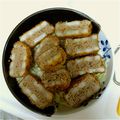 h♡y's cooksnap of when they made 簡単☆鶏ひき肉のレンコンはさみ揚げ.