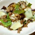 じみけん's cooksnap of when they made 適当　ナスと挽肉のチーズのせ.