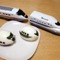 ちーやん♪♪♪'s cooksnap of when they made ゆで卵で新幹線.