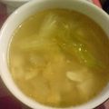 Shirumama's cooksnap of when they made とろっとあったか☆レタスと豆腐のスープ.