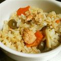 大鳥さん's cooksnap of when they made 秋鮭ときのこの炊き込みご飯.