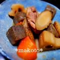 makoto♪'s cooksnap of when they made 鶏ごぼうとこんにゃくの味噌煮✿.