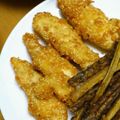 ゆいとん隊長's cooksnap of when they made 鶏ささみの白ごまフライ☆特製チーズソース.