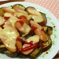 うめたむ's cooksnap of when they made 茄子で簡単ピザ焼き.