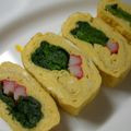 8itao8's cooksnap of when they made 卵焼き(＾＾)INほうれん草＆かにカマ♪.
