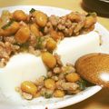 nocchi1984's cooksnap of when they made 納豆そぼろあんやっこ✿.