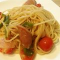 晴れ女☆夏女's cooksnap of when they made 麺つゆとコンソメのパスタ.