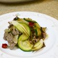 ケチャ＆ウル's cooksnap of when they made 牛肉と塩もみ野菜のピリ辛炒め.