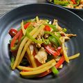 美らはいび's cooksnap of when they made 分量簡単♪なのに本格的な青椒肉絲.