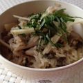 Nikey☆'s cooksnap of when they made 舞茸1つで♪塩麹の幸せ炊き込みご飯♡.