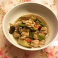 ちゃひかり's cooksnap of when they made 鶏肉・茄子・いんげんのこっくり炒め煮.