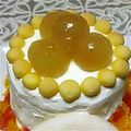 herooo's cooksnap of when they made 巨峰のデコレーションケーキ.