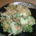やはぎん's cooksnap of when they made ＊菜の花とお節のサクサクかき揚げ＊.