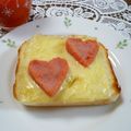 ばけっと's cooksnap of when they made たらこチーズトースト♪.
