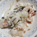 ビビ2525's cooksnap of when they made 鮭のムニエル～ホワイトソース～.