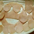 ティナたま's cooksnap of when they made ハムとチーズでwハート.