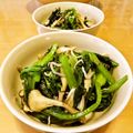 マッハママ's cooksnap of when they made まいたけと青菜のシラス入りおひたし.