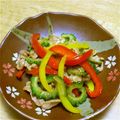 まぁのばんごはん's cooksnap of when they made ゴーヤ＆パプリカ＆鶏肉の中華炒め☆.