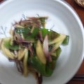 ハナフサまん's cooksnap of when they made ピーマンとみょうがの炒め物.