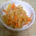 RINRI☆'s cooksnap of when they made ★簡単★人参ジャガイモのキンピラ.