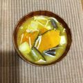 erimilo's cooksnap of when they made ∞南瓜のほっこり味噌汁∞.