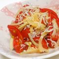 はちれ's cooksnap of when they made トマトとしらすのサラダ✿.